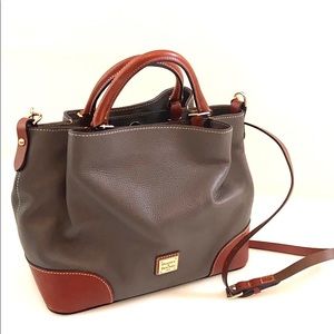 Gray Dooney & Bourke Satchel - Like New!